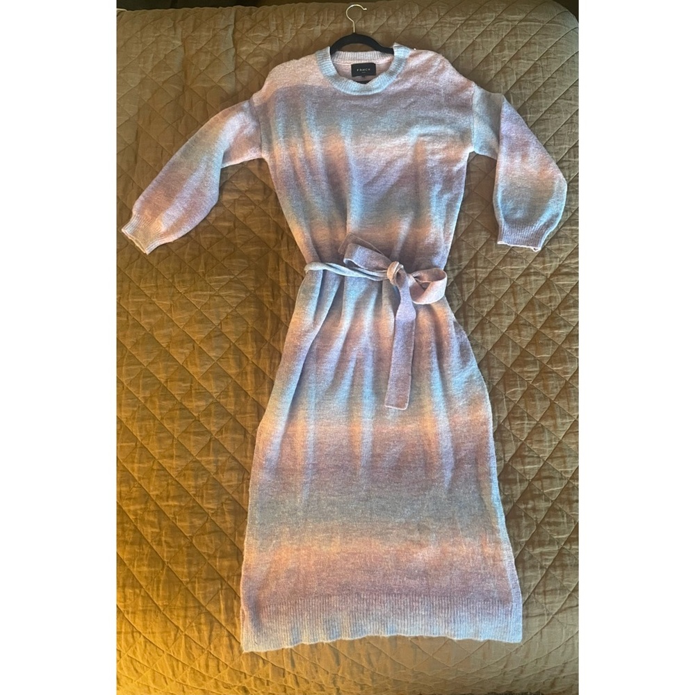 FRNCH Paris Tie Dye Ombré Sweater Dress